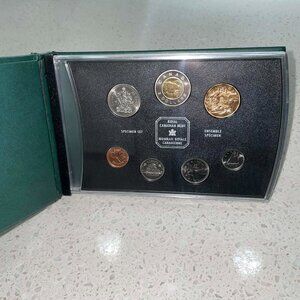 2002 RCM COINS Canada Specimen Set - 15th Anniversary of the Loon Dollar
